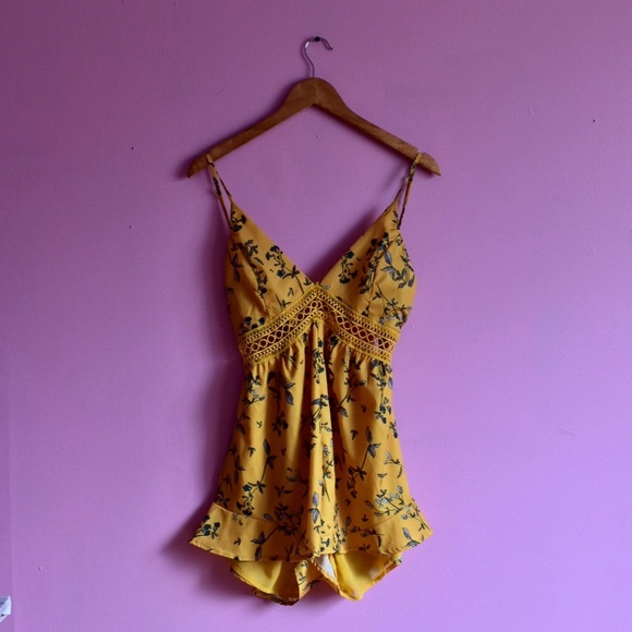 Dresses & Skirts - Mustard romper!